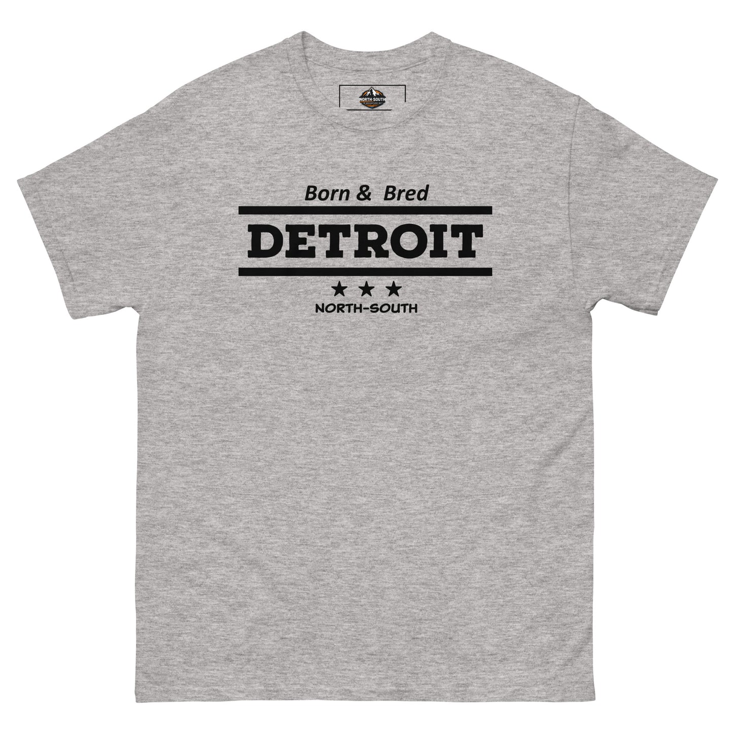  North -South Detroit Born & Bred Tee