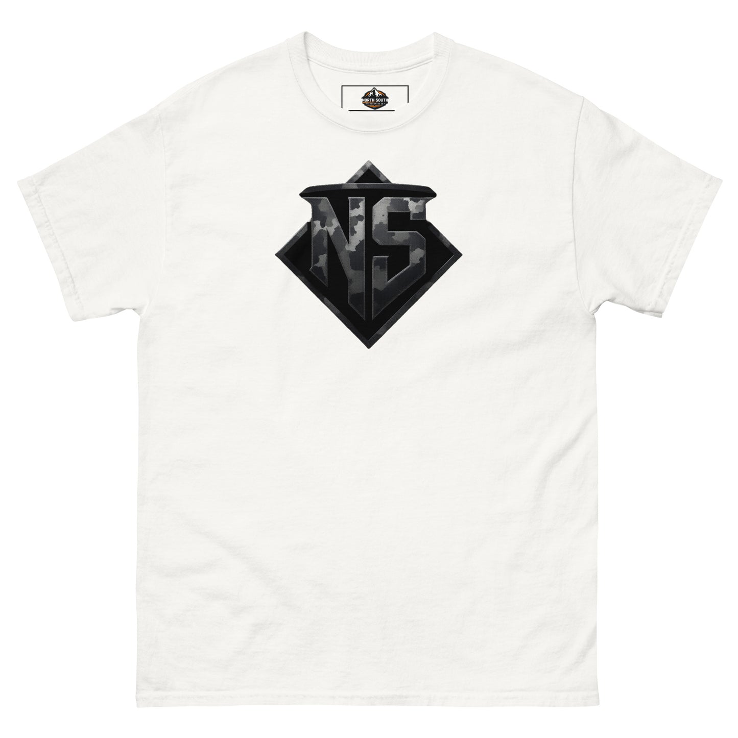 North-South Gray Camo Shield Classic Tee