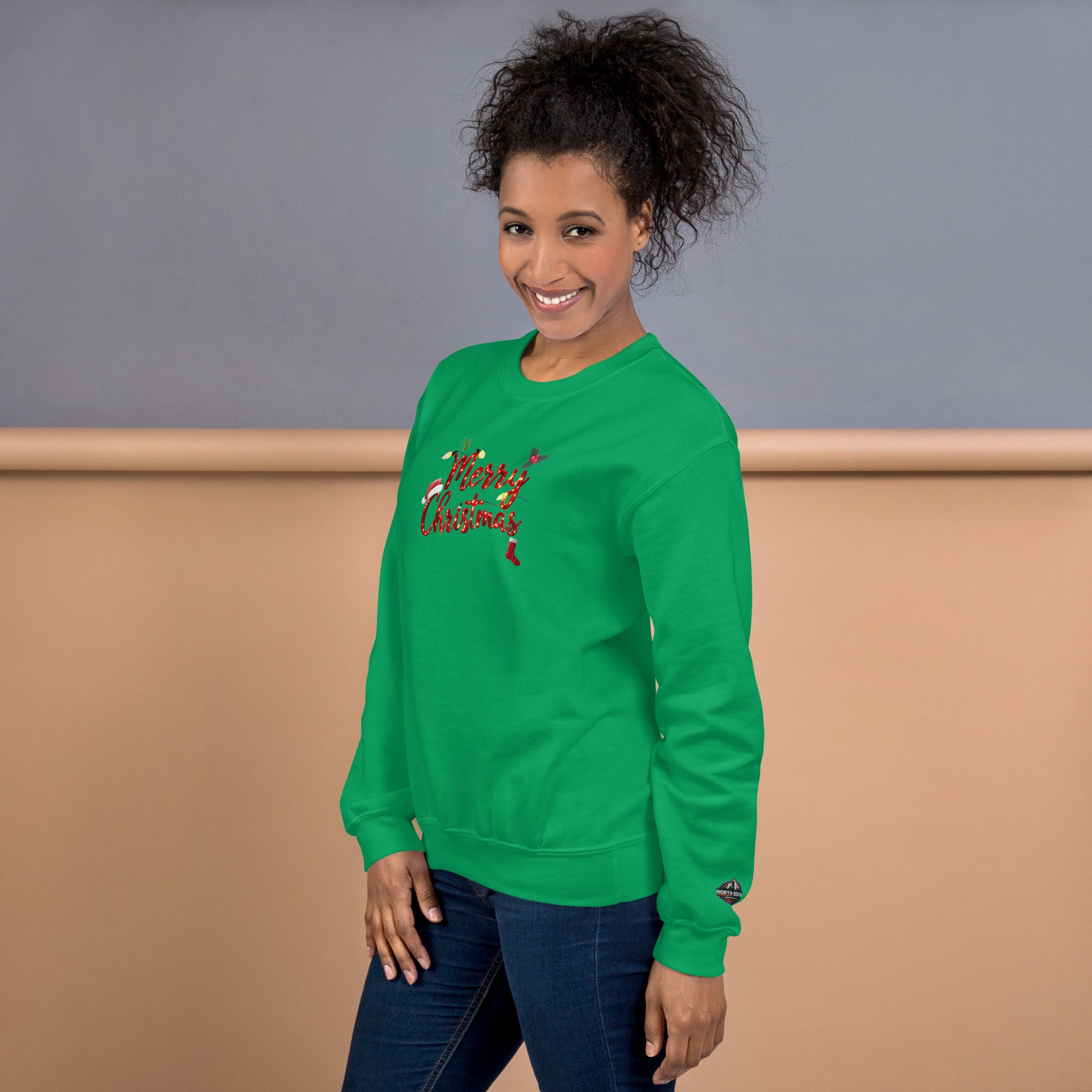 North-South Merry Christmas Sweatshirt