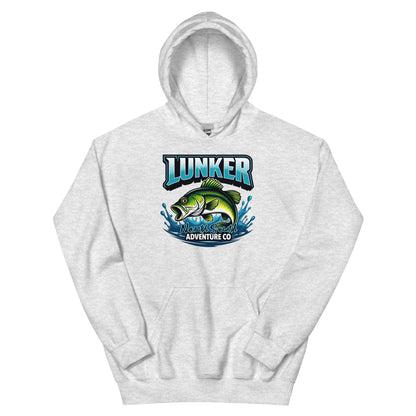 North-South Lunker Bass Fishing  Hoodie