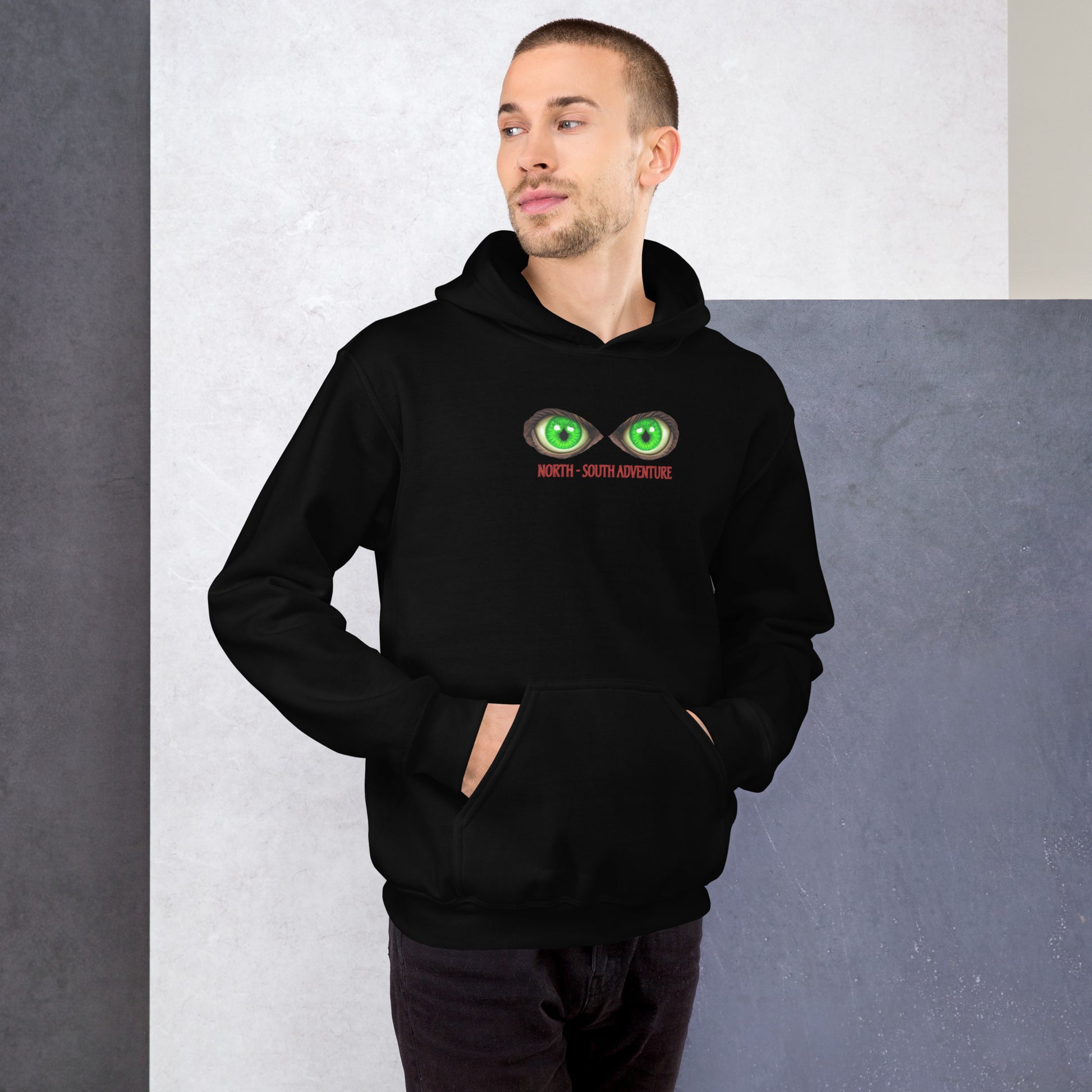 North-South Green Eyes Hoodie