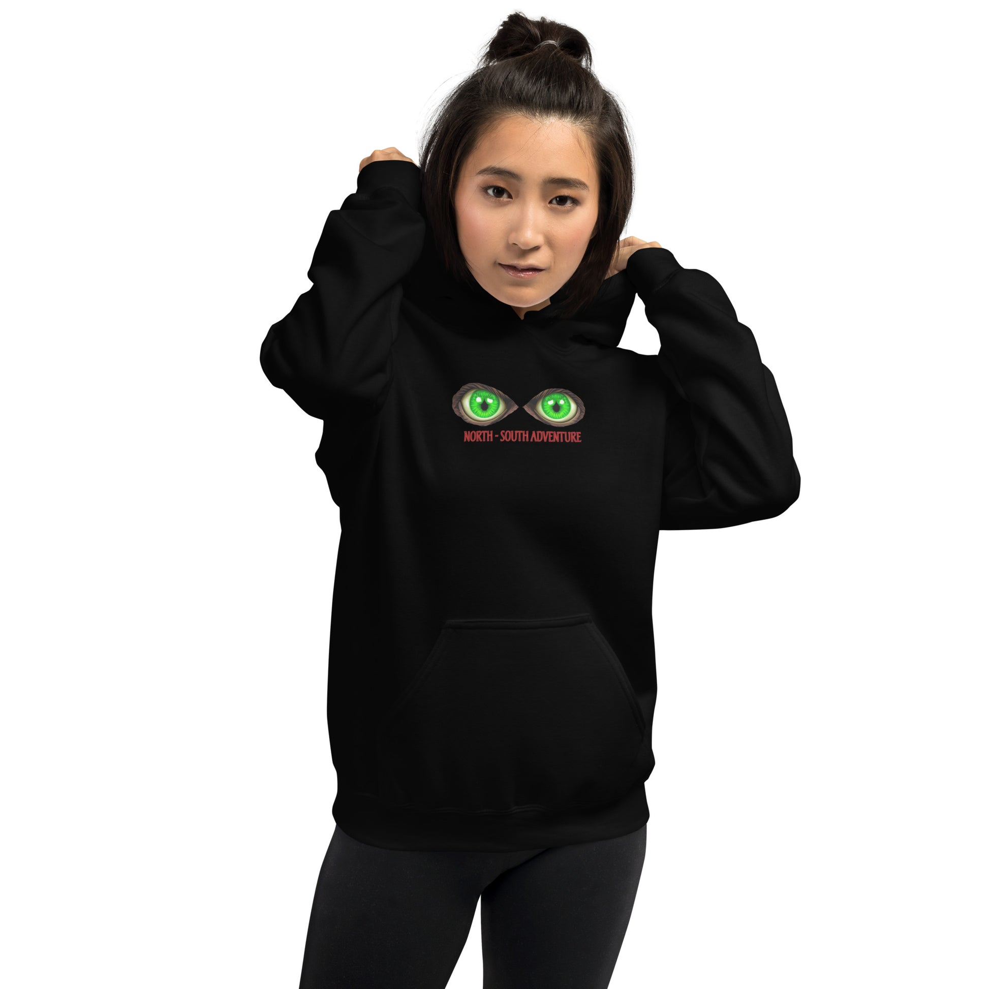 North-South Green Eyes Hoodie