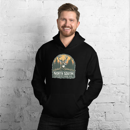 North-South Sunset Buck Hoodie