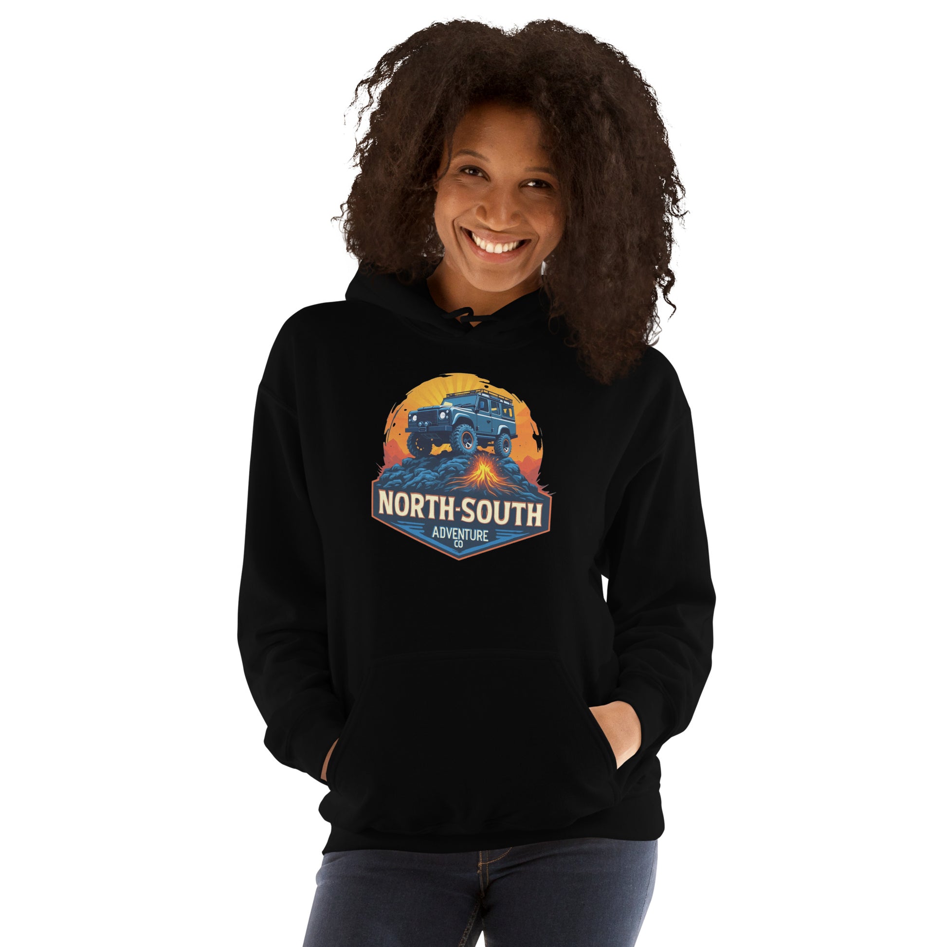 North-South  Off-Road Volcano Hoodie