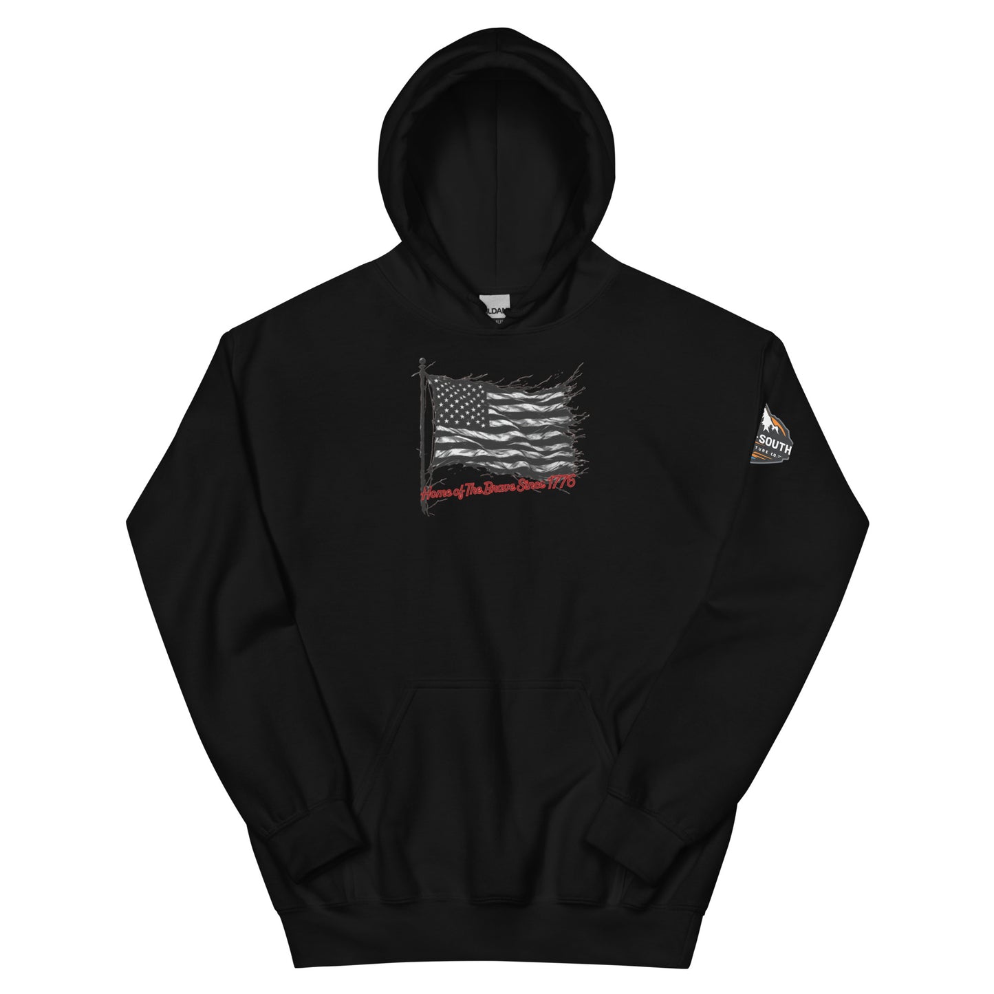 North-South Home Of The Brave Unisex Hoodie