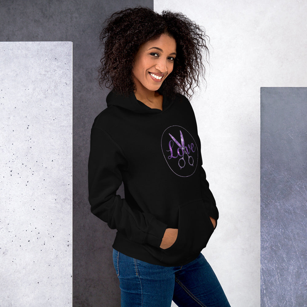 North-South Women's Scissor Love Woman's Hoodie