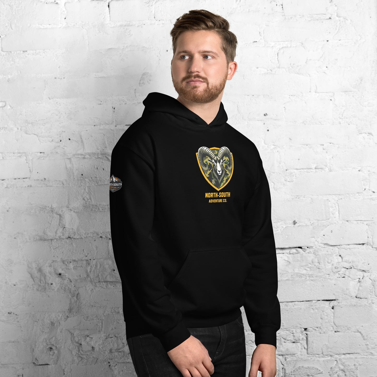 North-South Signature Camo Ram Hoodie