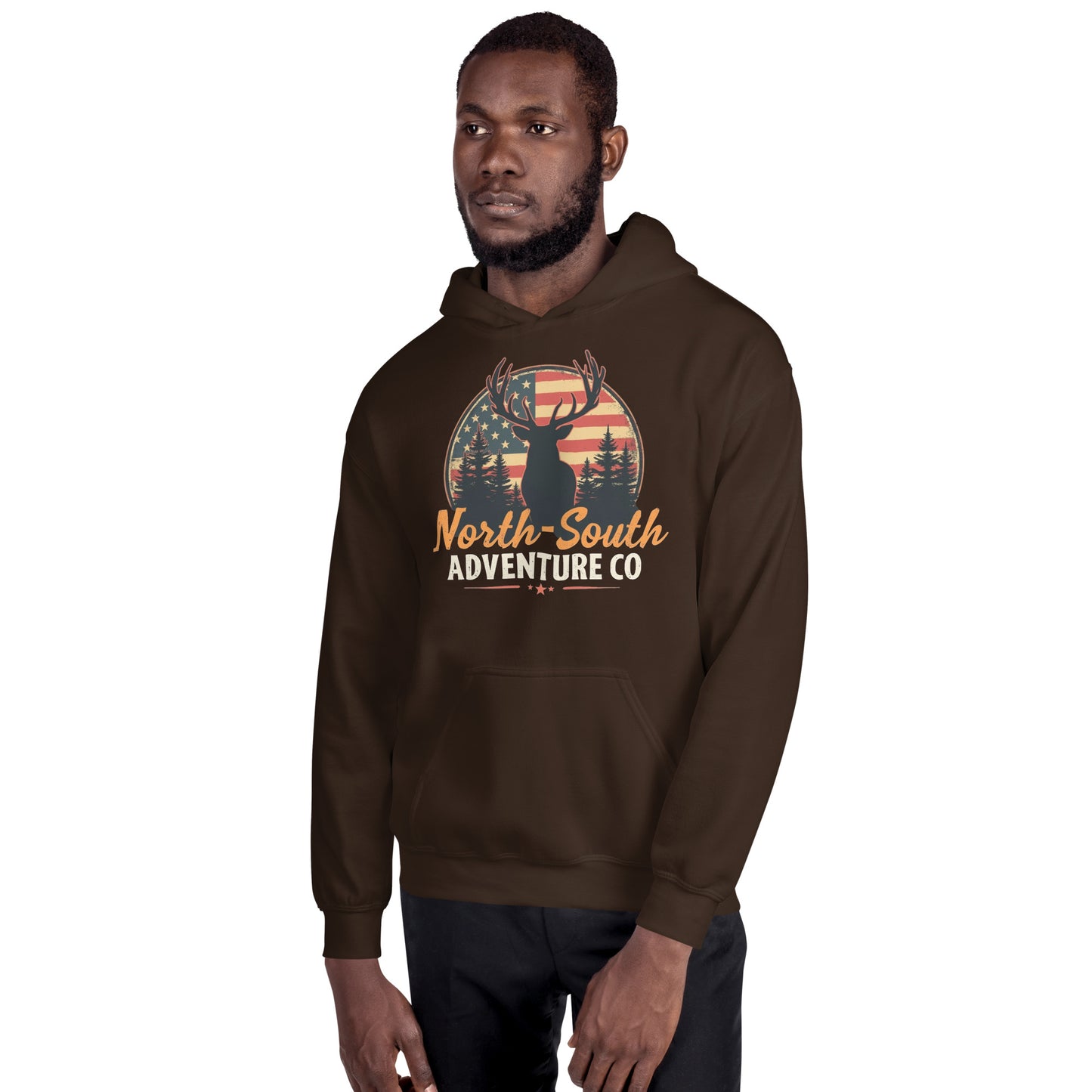 North-South Flag Buck Hoodie