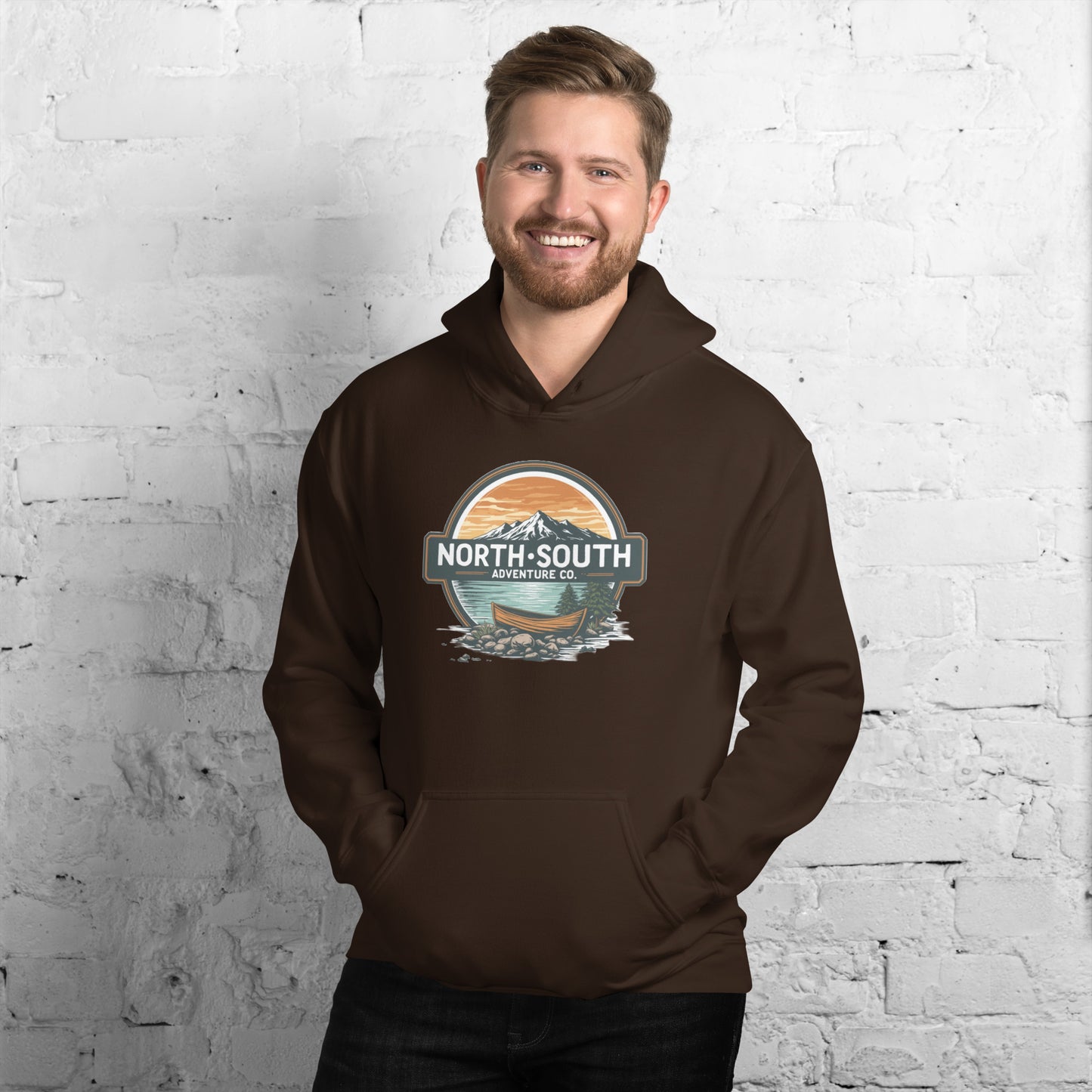 North-South Row Boat Hoodie