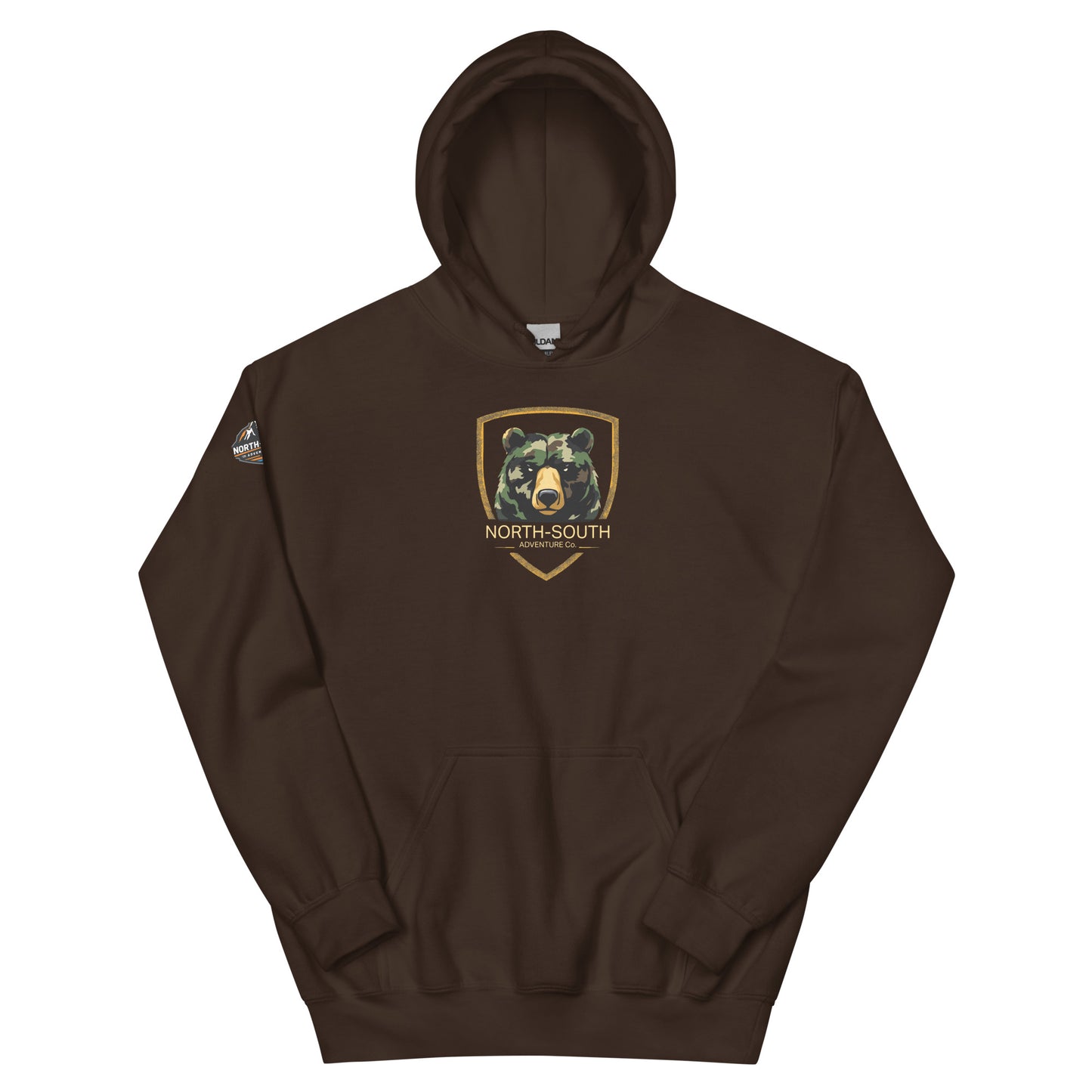 North-South Signature Camo Bear Hoodie