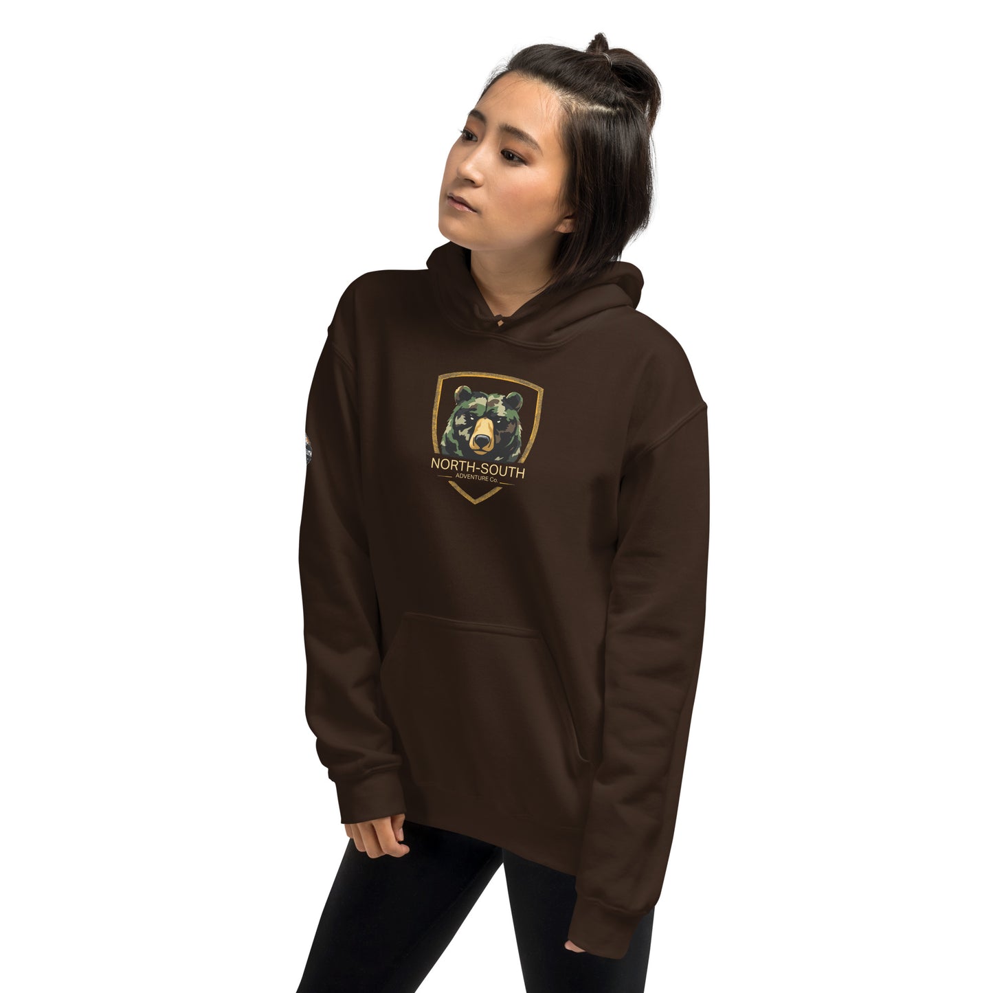 North-South Signature Camo Bear Hoodie