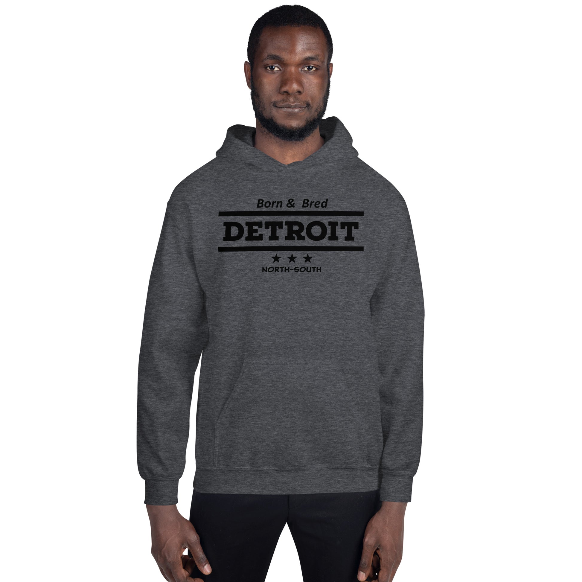  North -South Detroit Born & Bred Hoodie