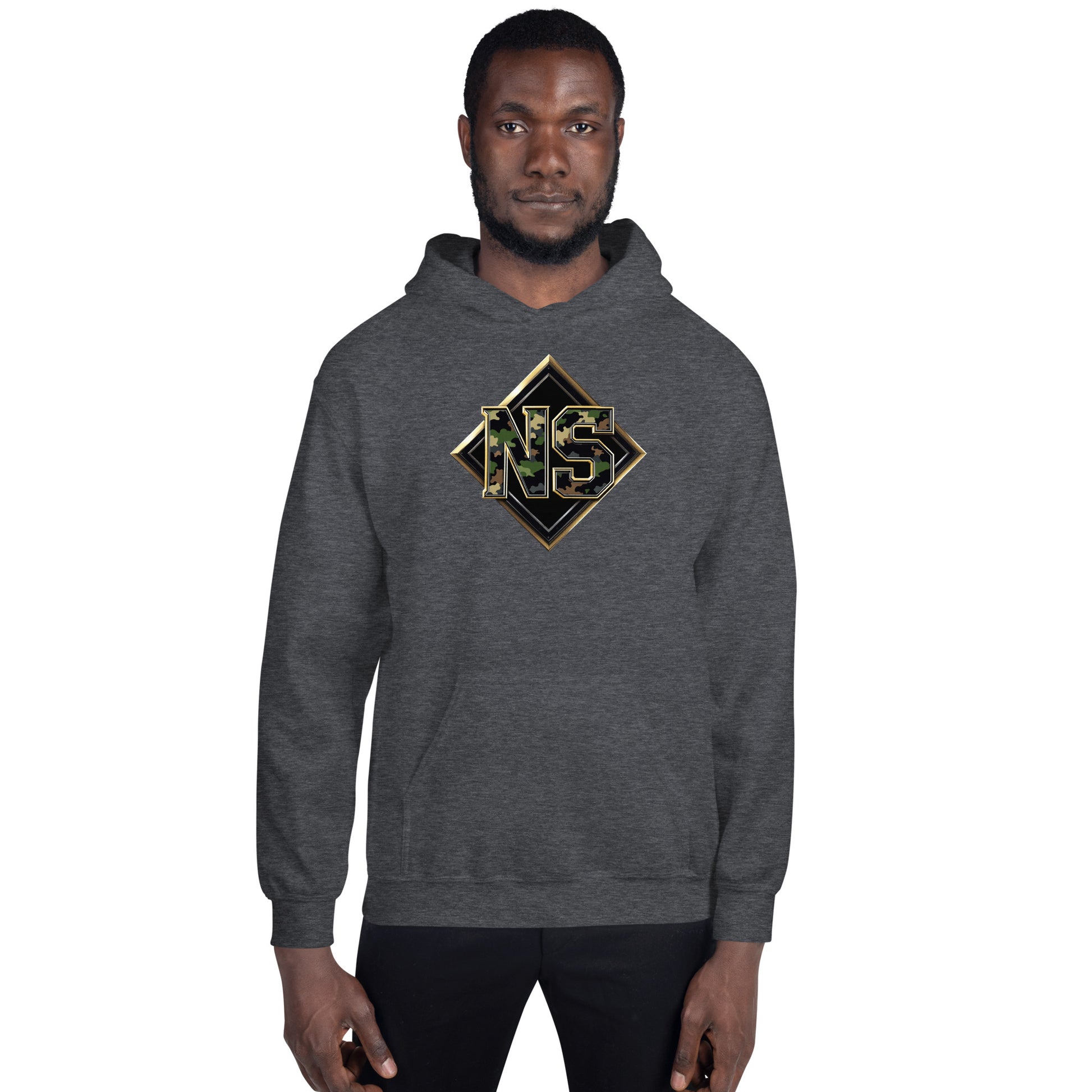 North-South Camo Shield Hoodie