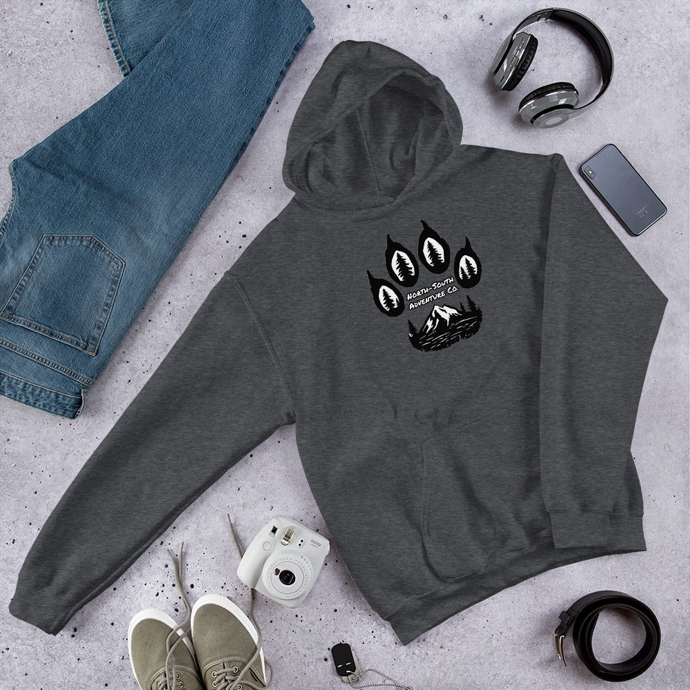 North-South Wolf Paw Hoodie