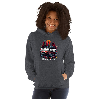 North-South Detroit Motor City Hoodie