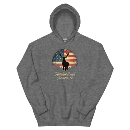 North-South Rugged Flag Buck Hoodie