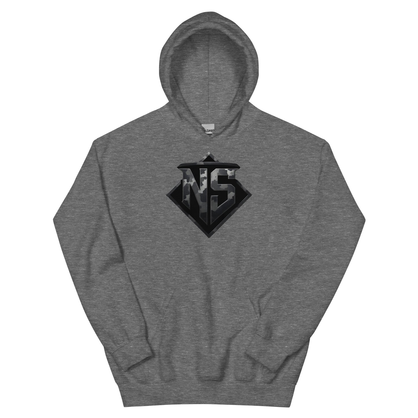 North-South Gray Camo Shield Hoodie