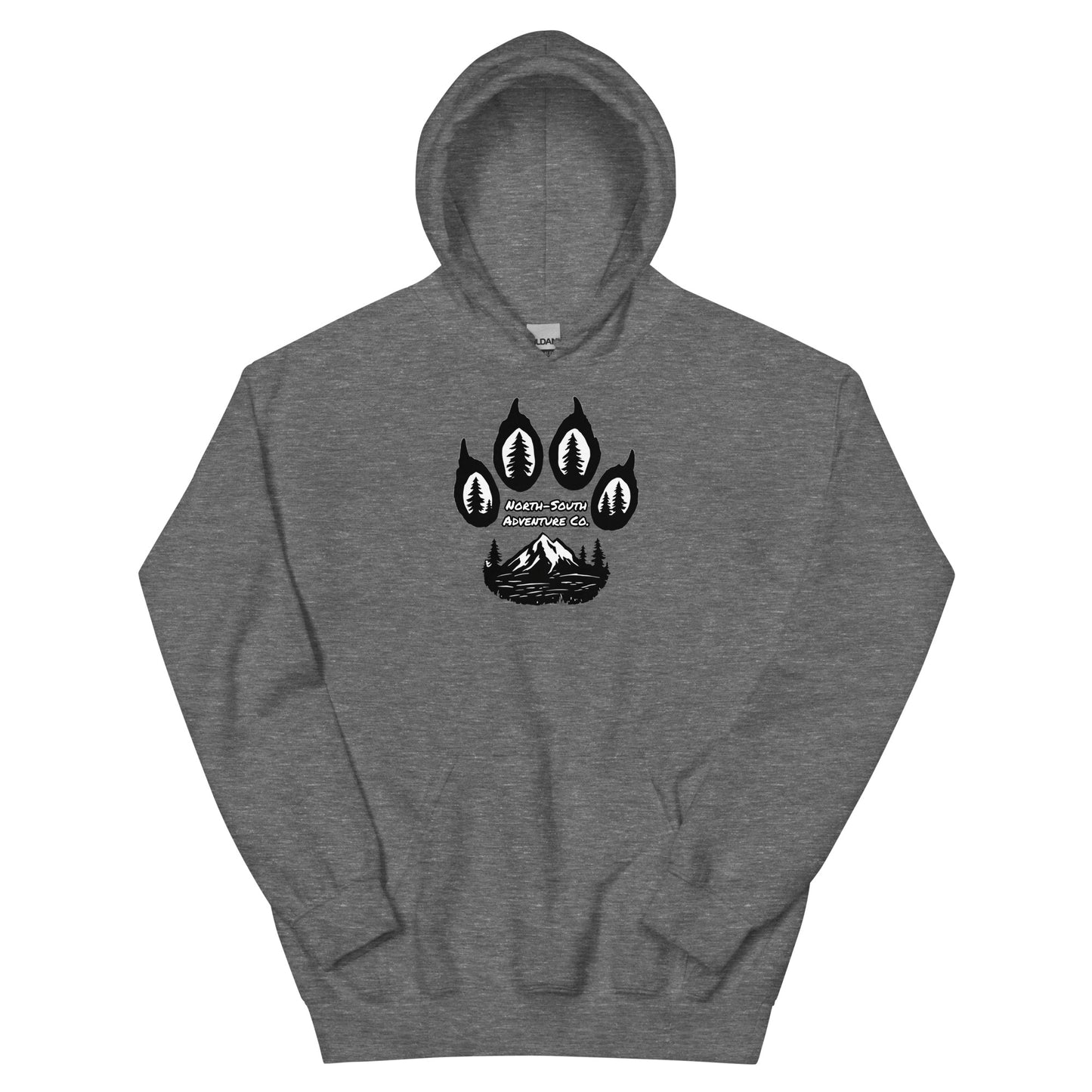 North-South Wolf Paw Hoodie