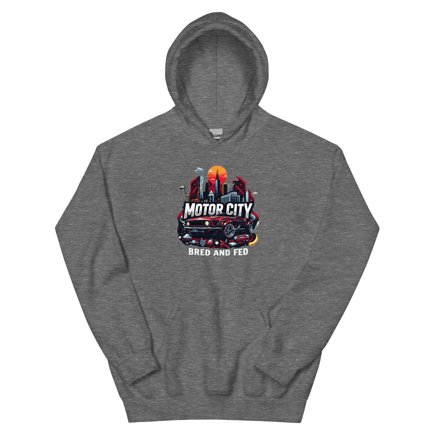 North-South Detroit Motor City Hoodie