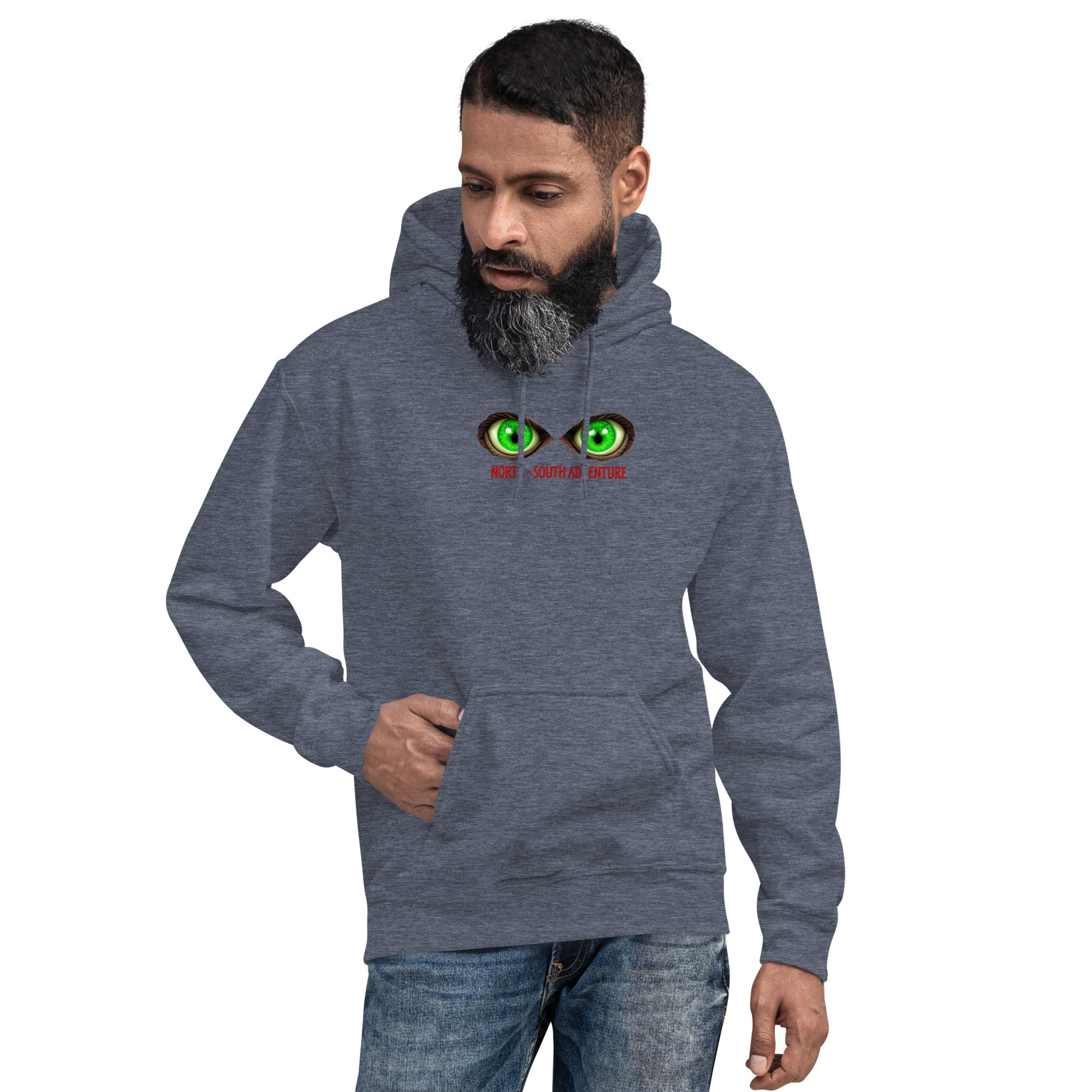 North-South Green Eyes Hoodie