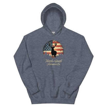 North-South Rugged Flag Buck Hoodie