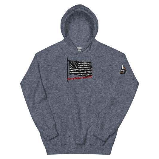 North-South Home Of The Brave Unisex Hoodie