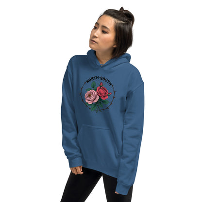 North-South Women's Rose Hoodie