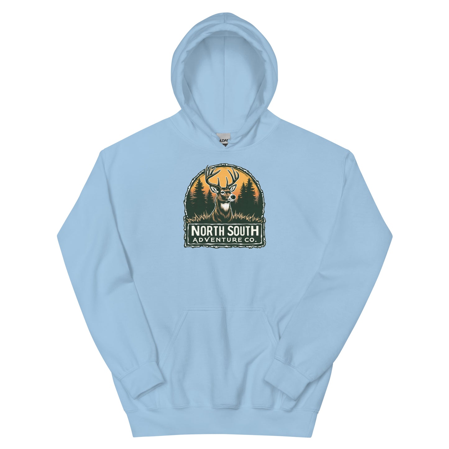 North-South Sunset Buck Hoodie