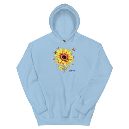 North-South Sunflower Butterfly Women's Hoodie