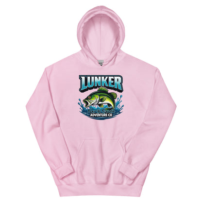 North-South Lunker Bass Fishing  Hoodie