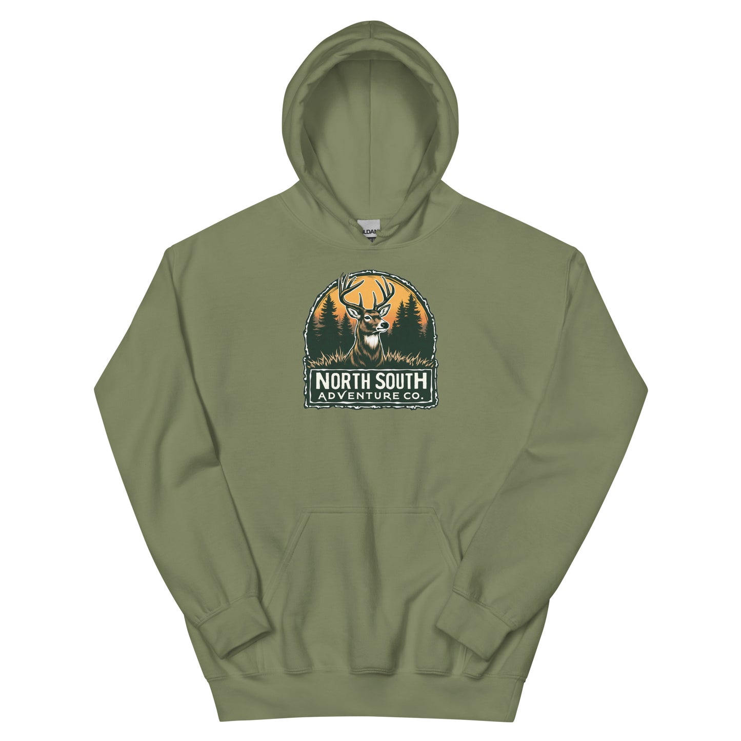 North-South Sunset Buck Hoodie