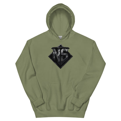 North-South Gray Camo Shield Hoodie