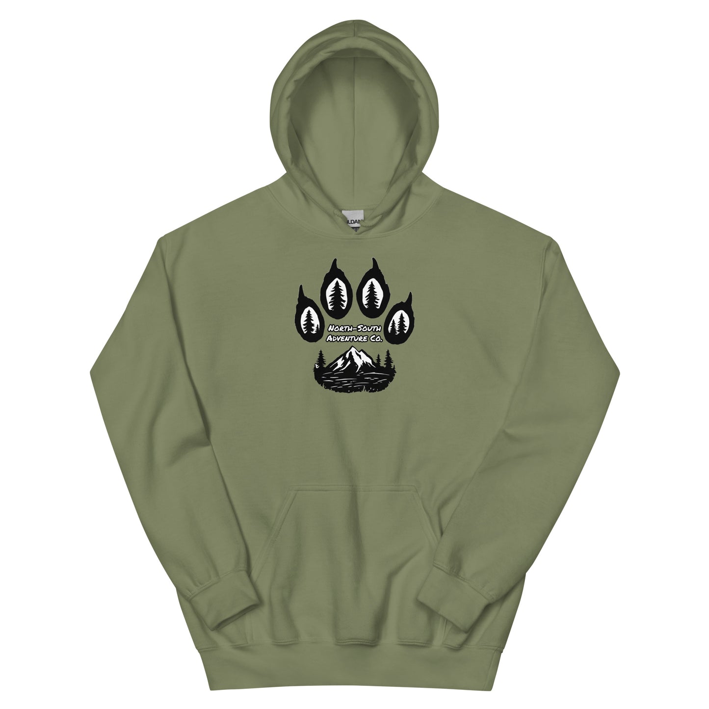 North-South Wolf Paw Hoodie