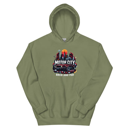 North-South Detroit Motor City Hoodie