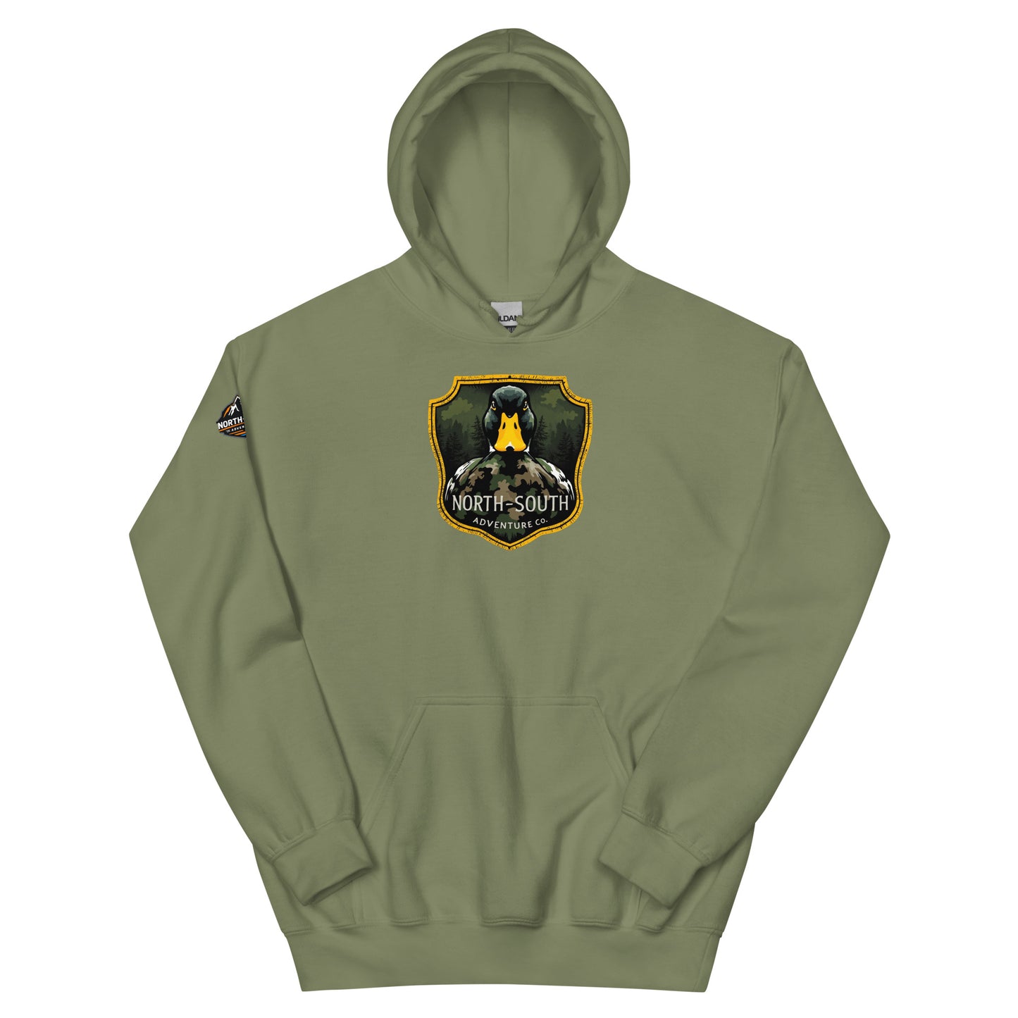 North-South Signature Camo Duck Hoodie