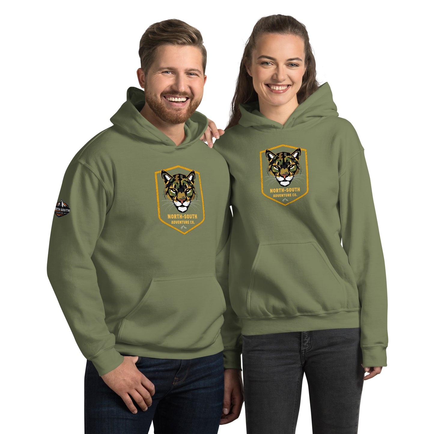 North-South Signature Camo Mountain Lion Hoodie