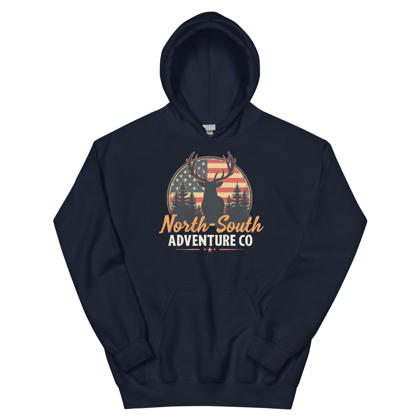 North-South Flag Buck Hoodie