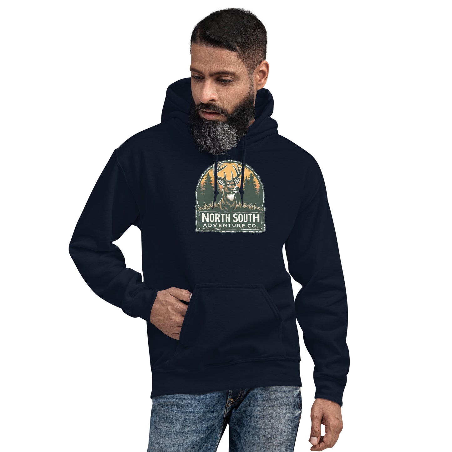 North-South Sunset Buck Hoodie