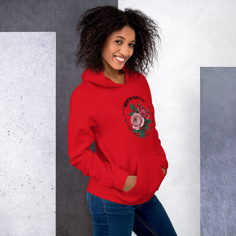 North-South Women's Rose Hoodie