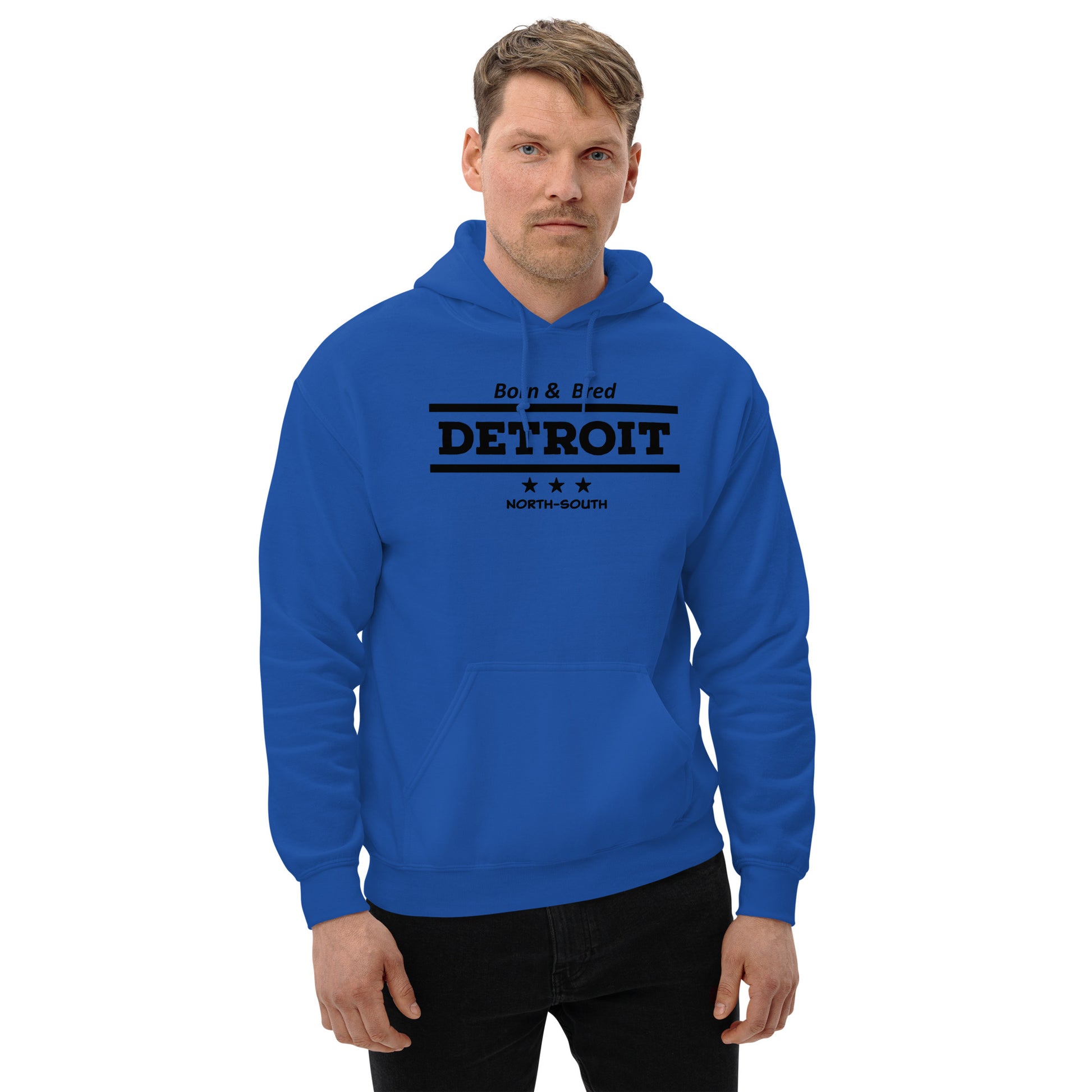  North -South Detroit Born & Bred Hoodie