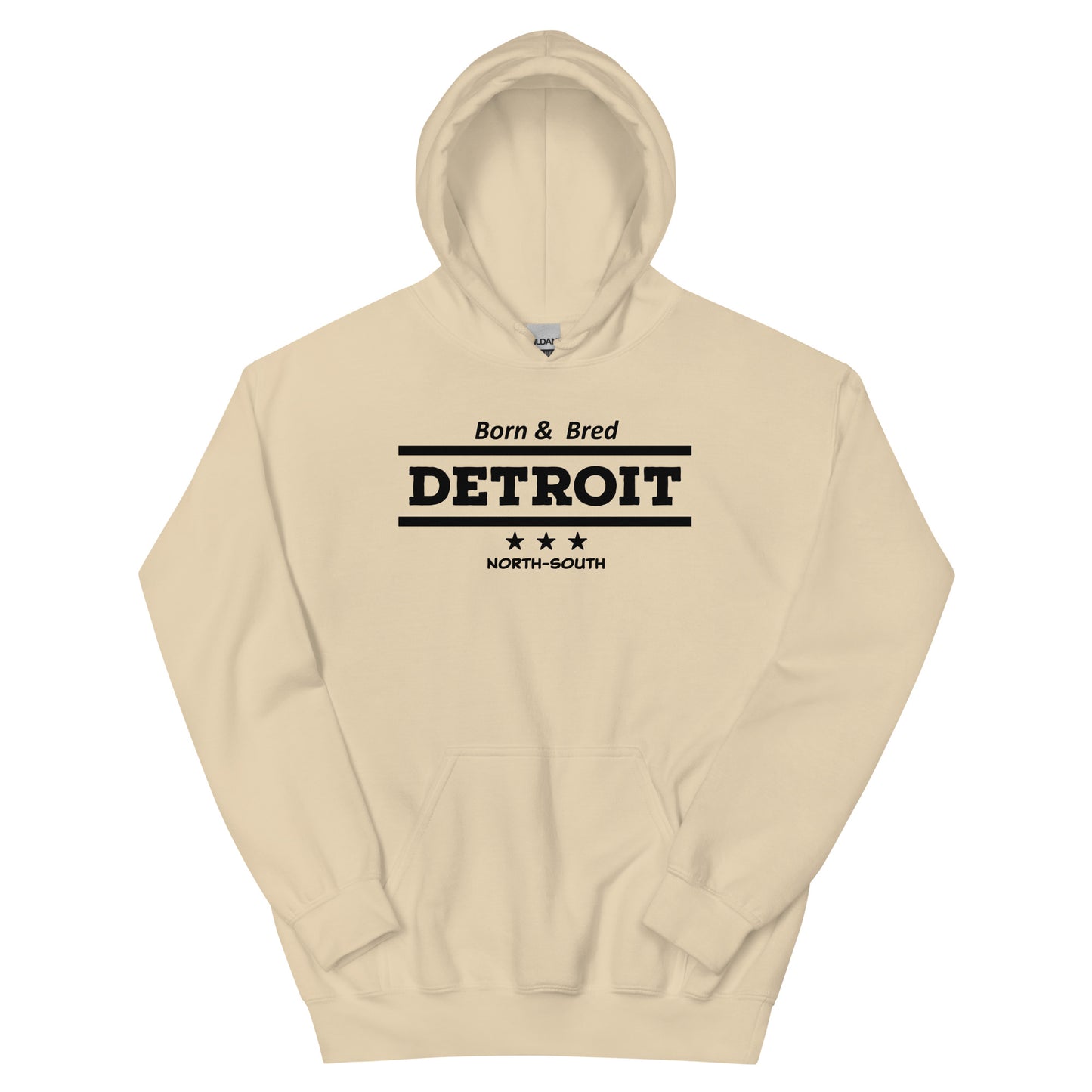  North -South Detroit Born & Bred Hoodie