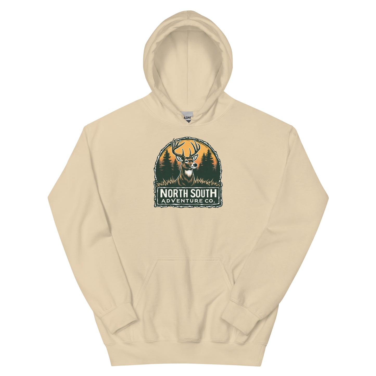 North-South Sunset Buck Hoodie