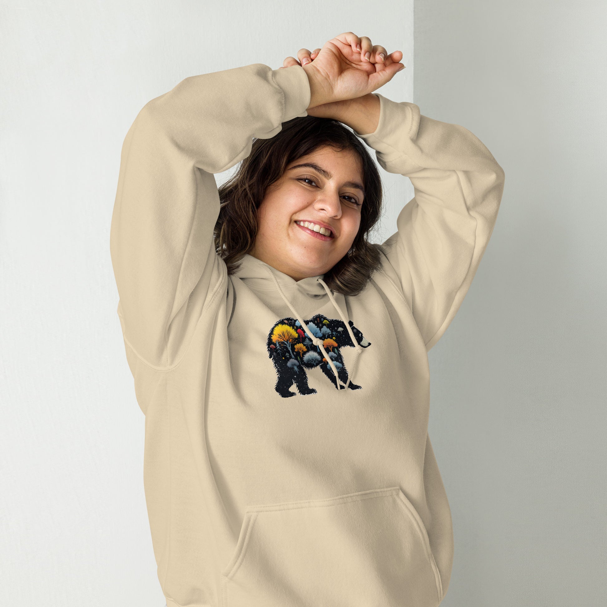 North-South Nature Bear Woman's Hoodie