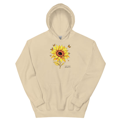 North-South Sunflower Butterfly Women's Hoodie