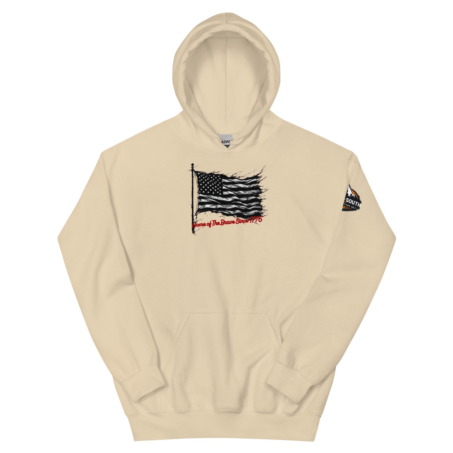 North-South Home Of The Brave Unisex Hoodie