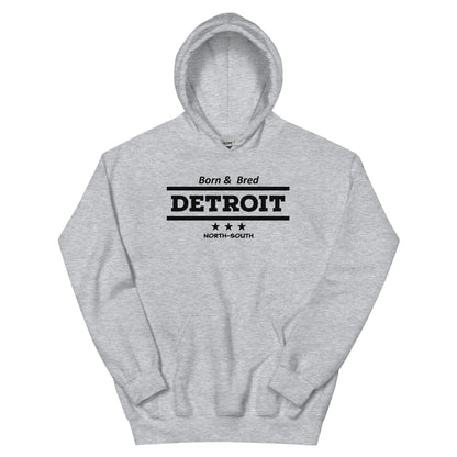  North -South Detroit Born & Bred Hoodie