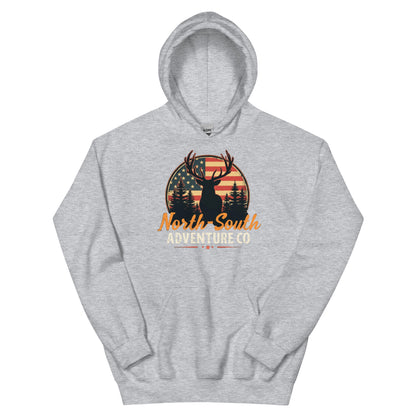 North-South Flag Buck Hoodie