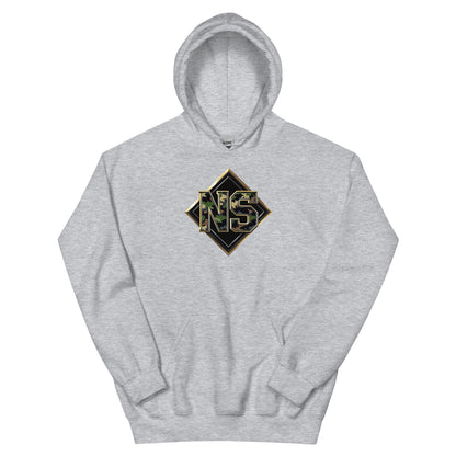 North-South Camo Shield Hoodie