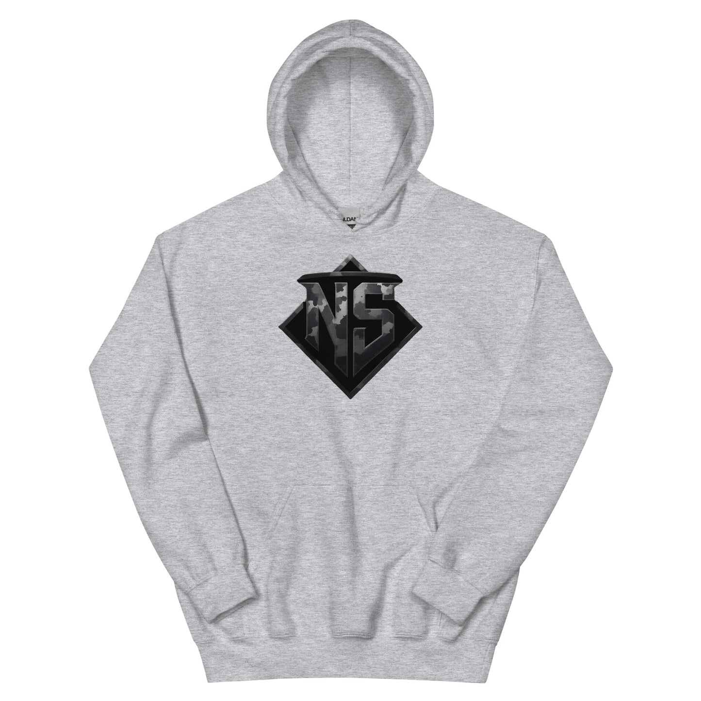 North-South Gray Camo Shield Hoodie