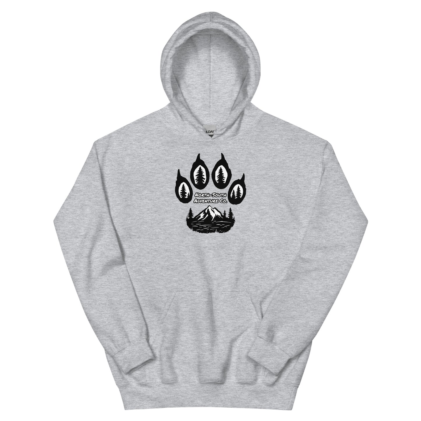 North-South Wolf Paw Hoodie